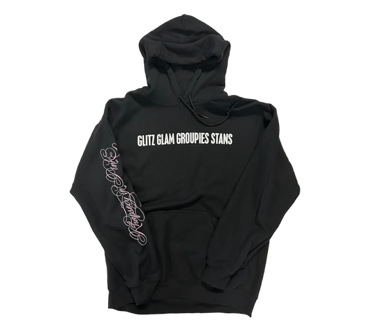 Rhapsody In Pink Hoodie (Black)